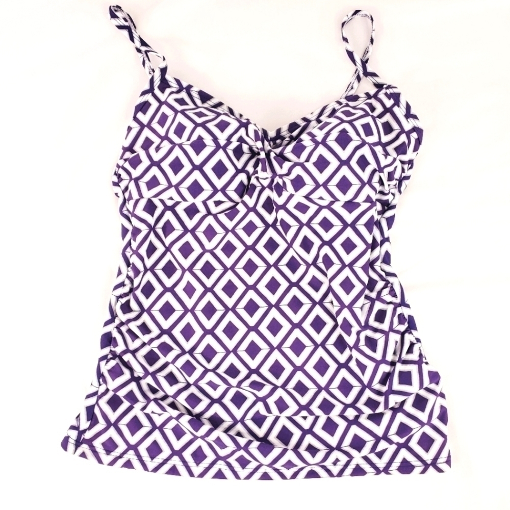 Croft & Barrow Women's Tankini Swimsuit Top Size 10